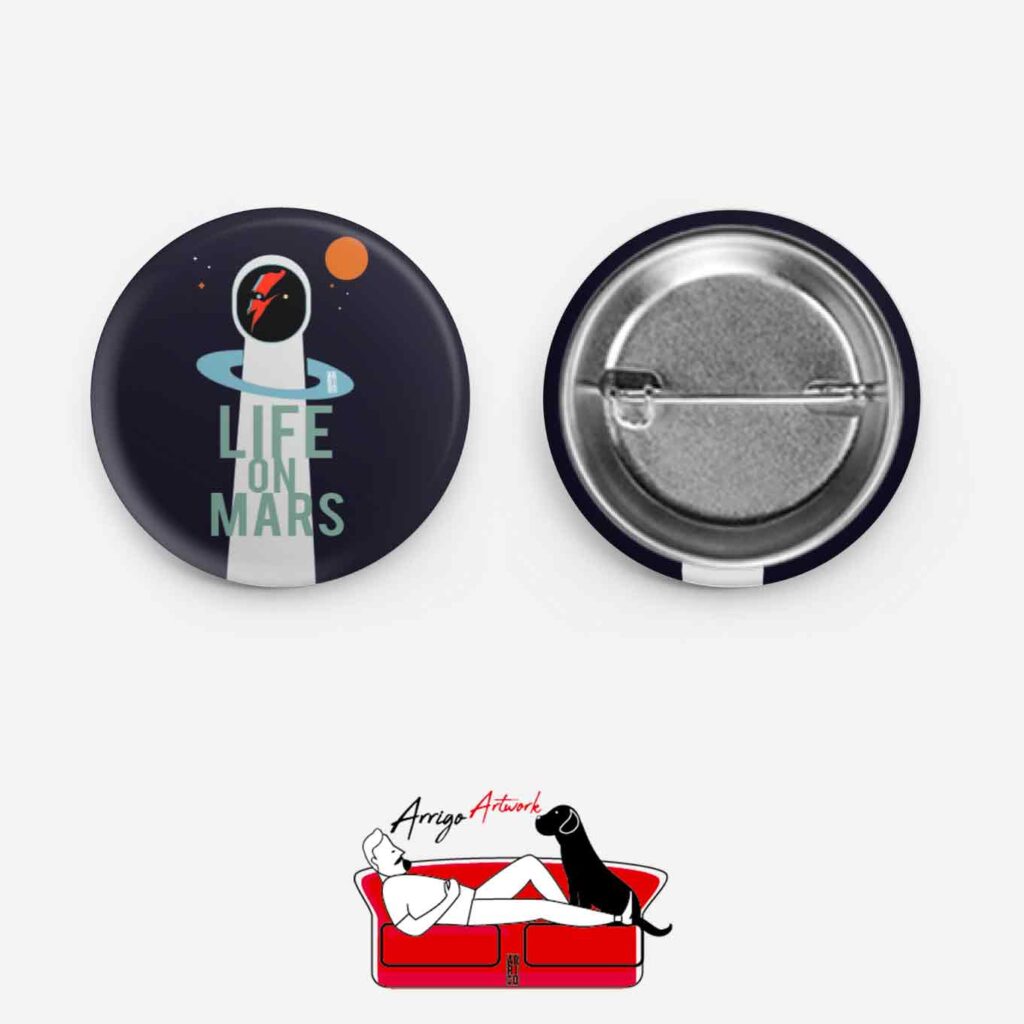Pins Life on mars Alessandro Arrigo