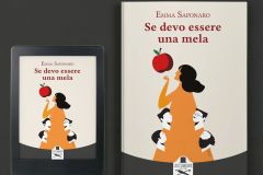 Illustrazione di copertina per il libro "Se devo essere una mela2 di Emma Saponaro - Les Flâneurs Edizioni