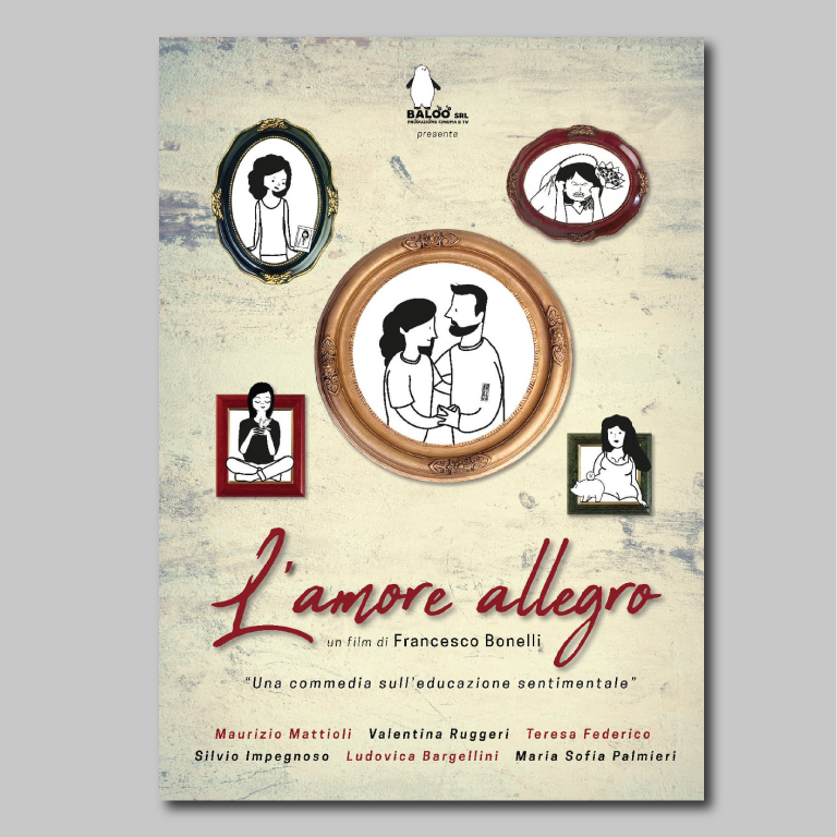 Illustrazioni per il film L'Amore Allegro